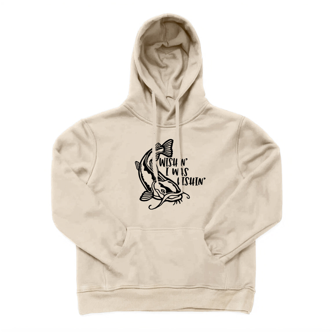 WISH I WAS FISHING Hoodie