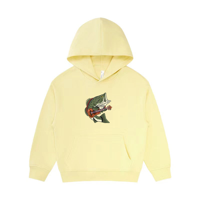 I Play Guitar Kid's Hoodie