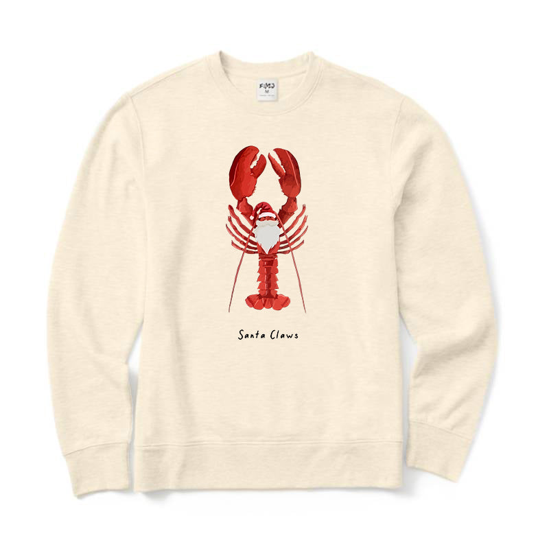 Santa Claws Christmas Crewneck Sweatshirt