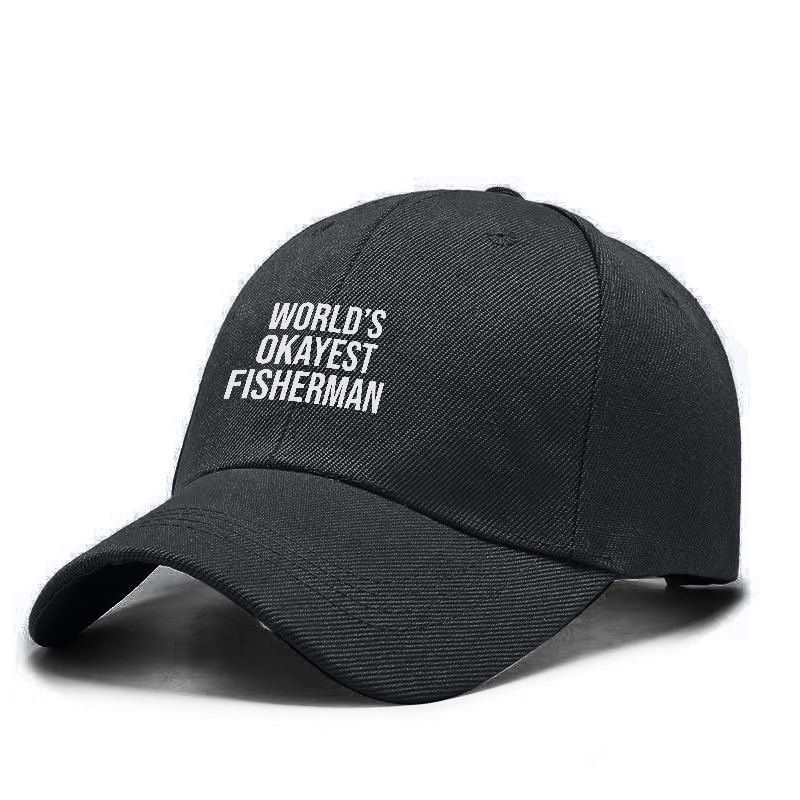 World's Okayest Fisherman Cap