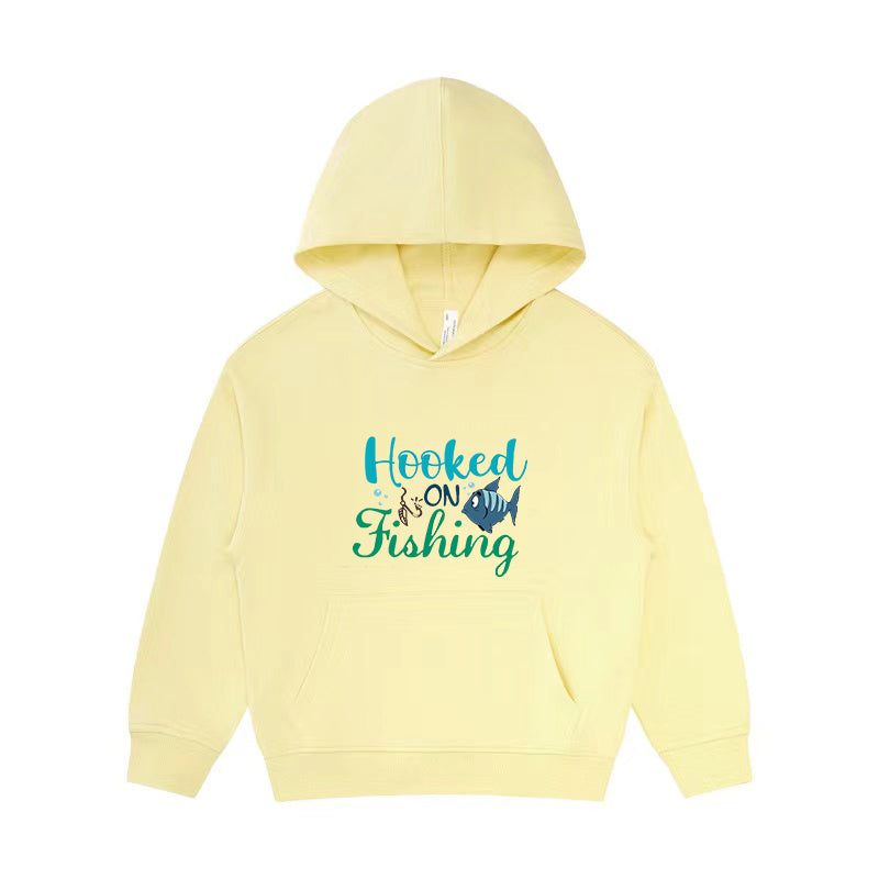 Hooked On Fishing Kid's Hoodie