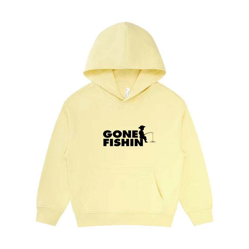 Gone Fishing Kid's Hoodie