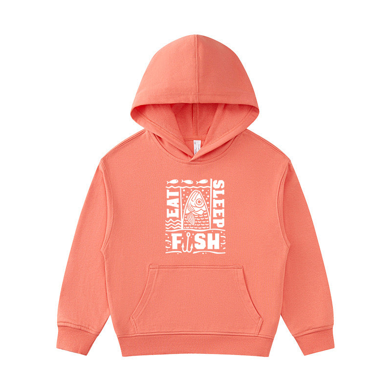 Eat Sleep Fish Kid's Hoodie