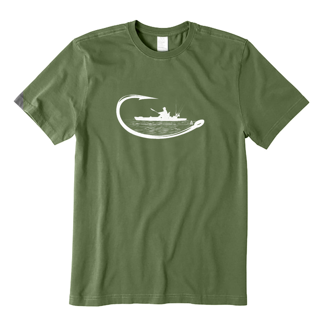 Fisherman Fishing on Boat T-Shirt