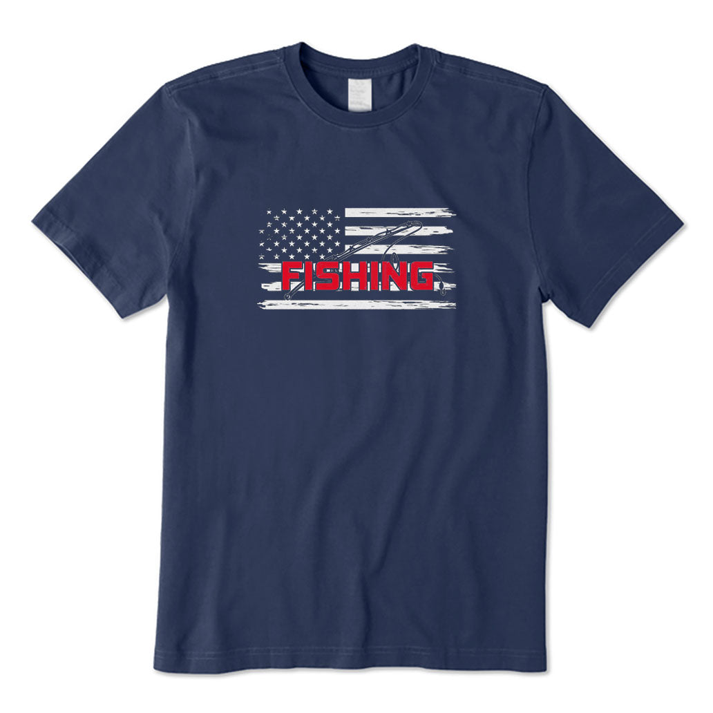 American Flag Fishing T-Shirt