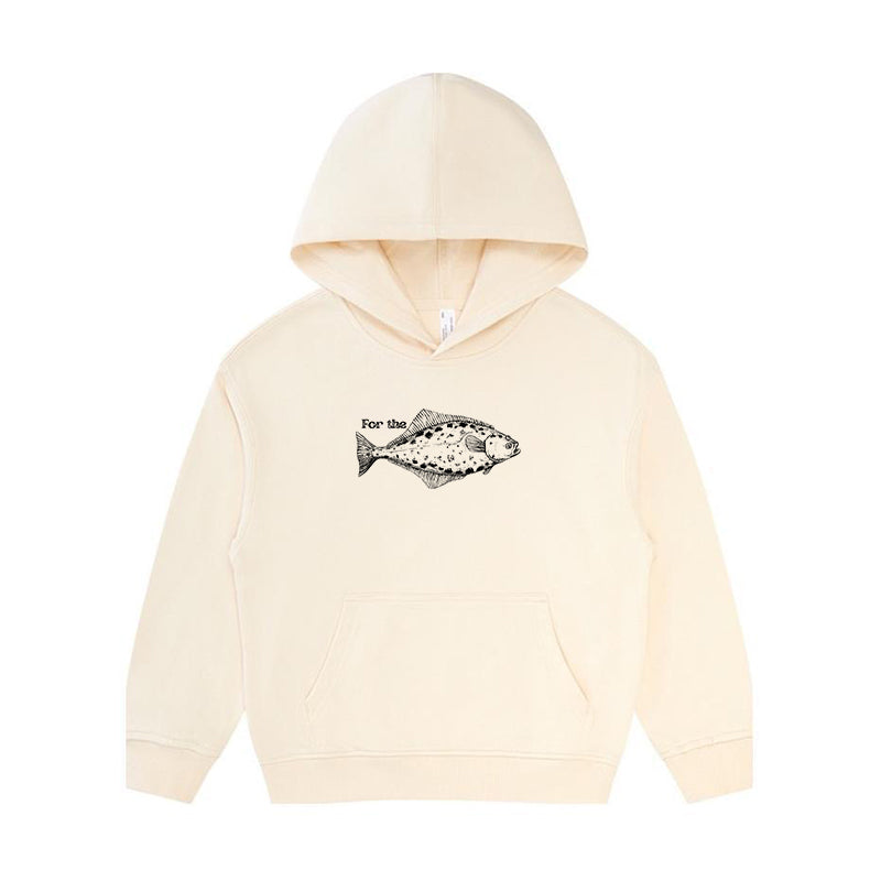 For The Halibut Fish Kid's Hoodie