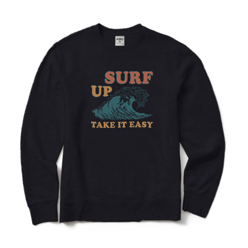 Surf Up Take It Easy Crewneck Sweatshirt