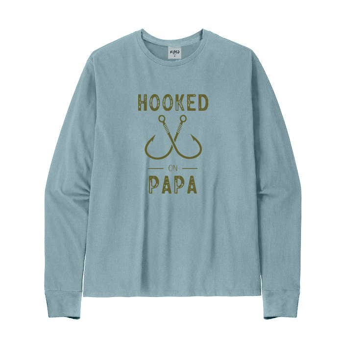 Hooked on Papa Long Sleeve T-Shirt