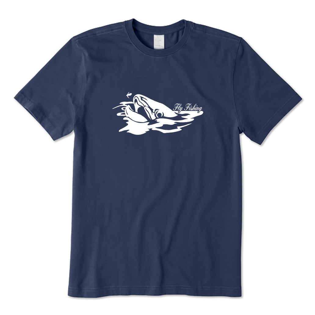 Fly Fishing Trout Jumps on Fly T-Shirt