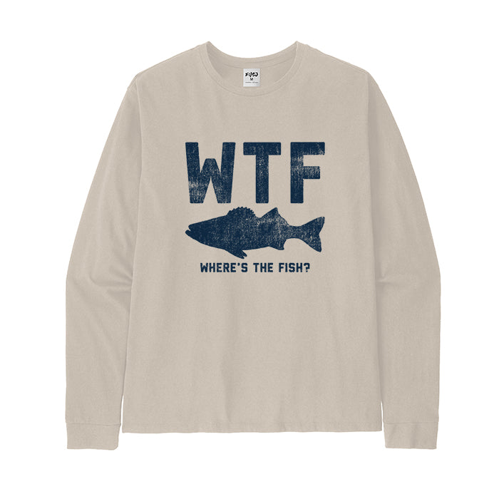 WHERE'S THE FISH Long Sleeve T-Shirt