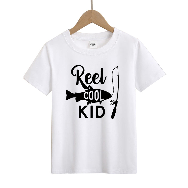 Reel Cool Kid Fishing Kid's T-Shirts