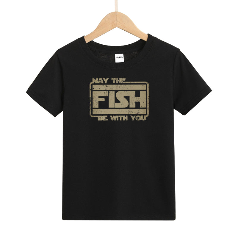 May The Fish Be with You Kids T-Shirt