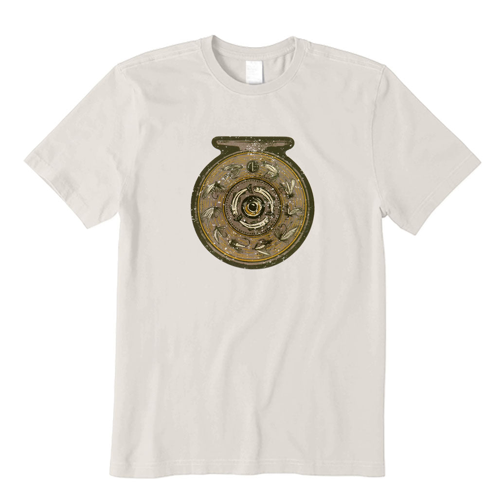 Fly Reel Die Cut T-Shirt