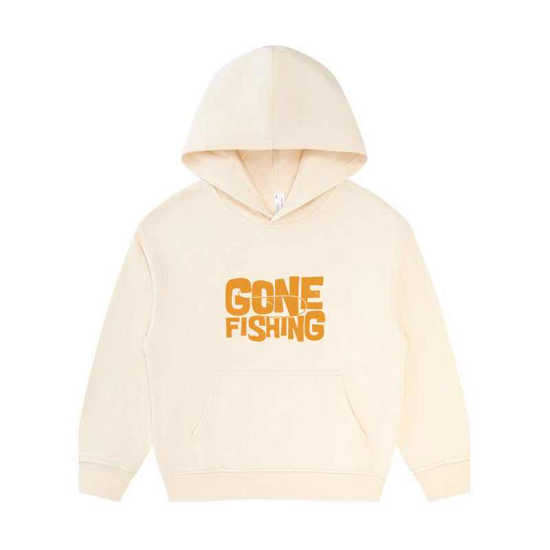 Gone Fishing Kid's Hoodie