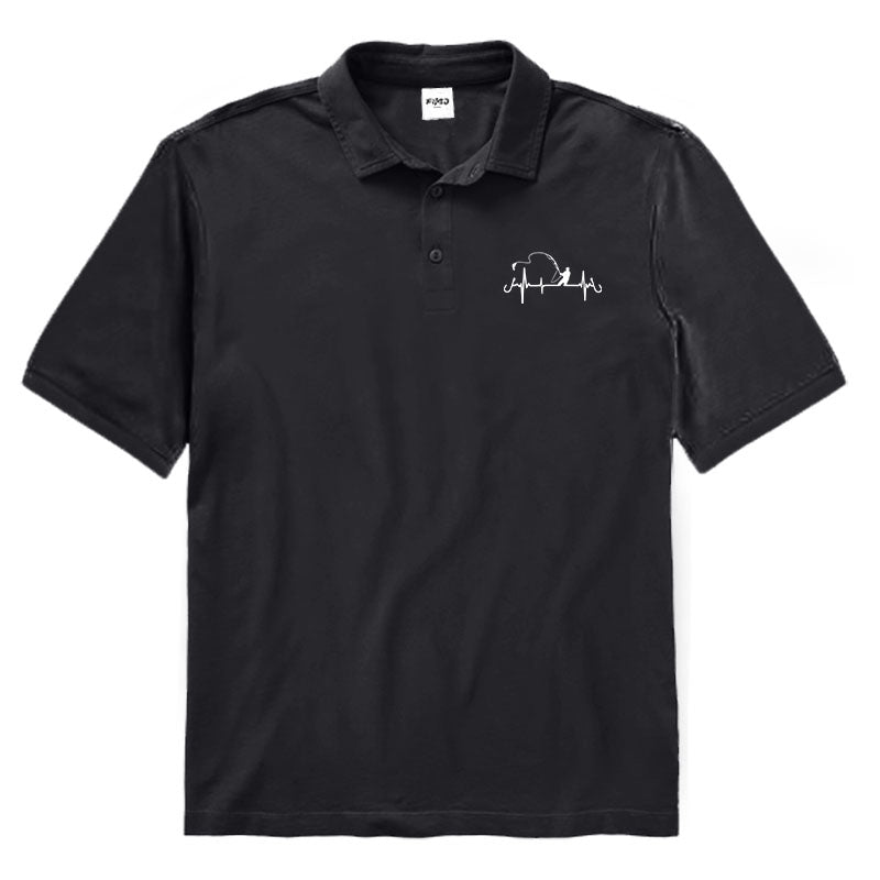 HEARTBEAT FISHING Polo Shirt