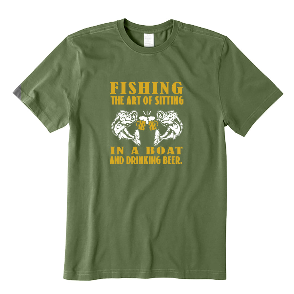 Fishing The Art of Sitting in A Boat T-Shirt