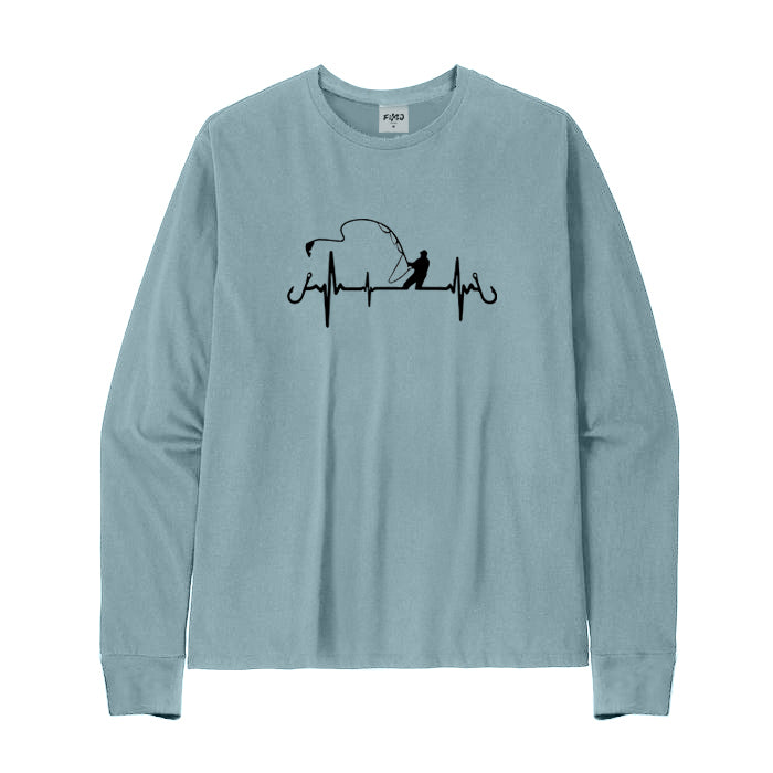 HEARTBEAT FISHING Long Sleeve T-Shirt