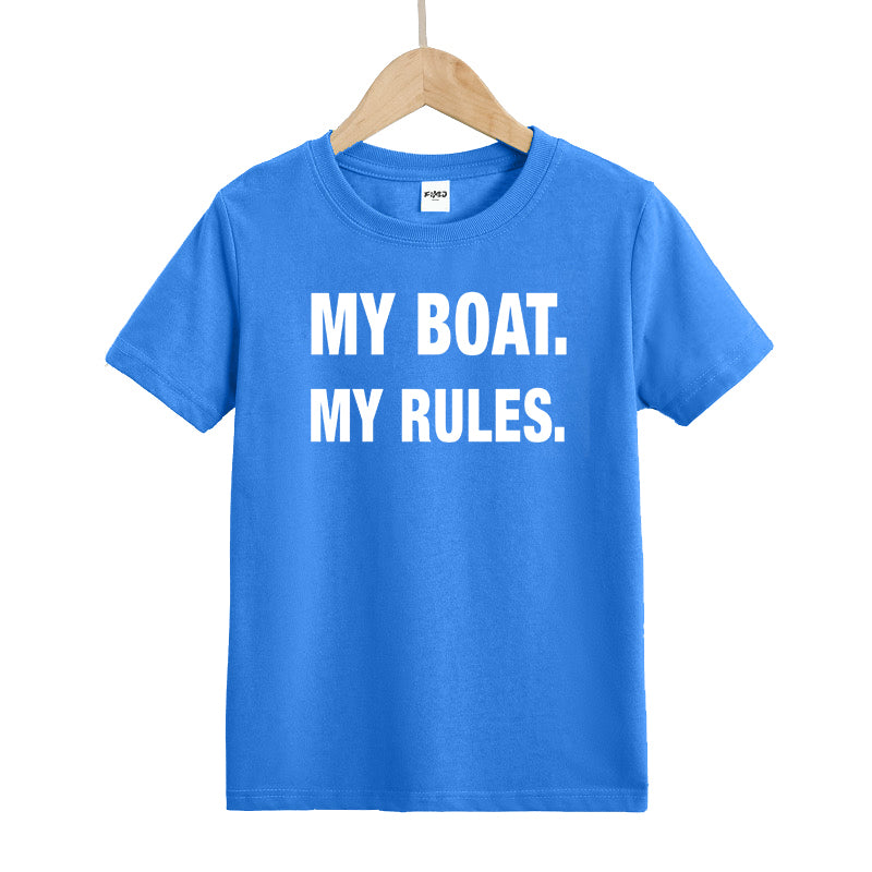 My Boat My Rules Kids T-Shirt