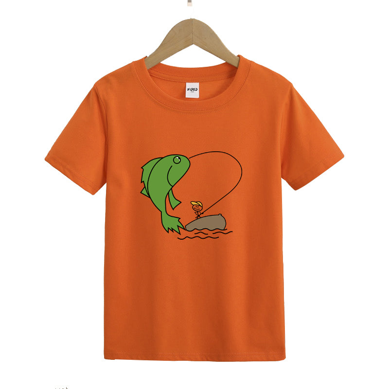 Catch A Big Fish Kid's T-Shirts