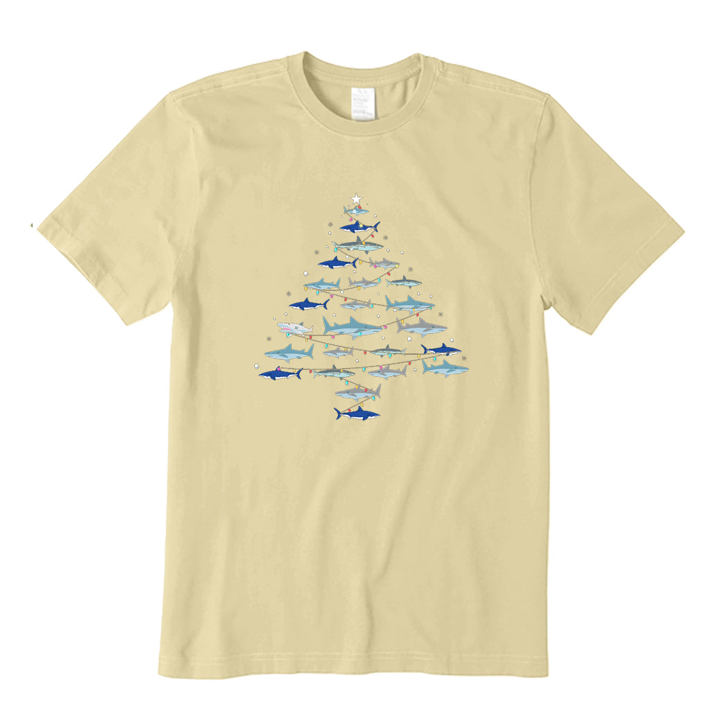 Christmas Shark Tree T-Shirt