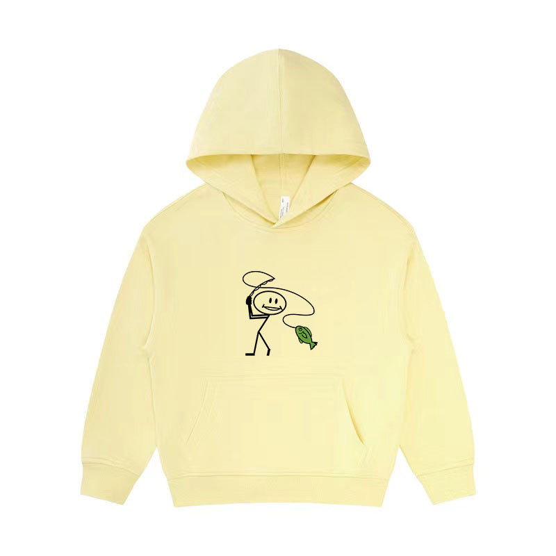 Happy Fly Fishing Kid's Hoodie