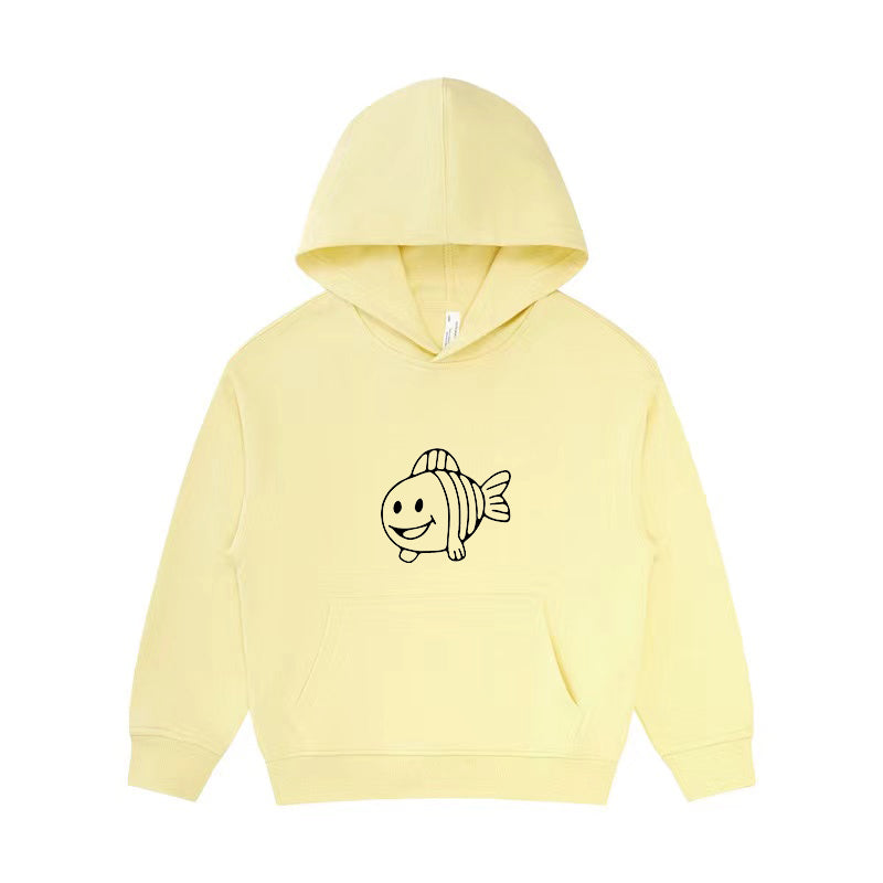 Cute fish Kid's Hoodie