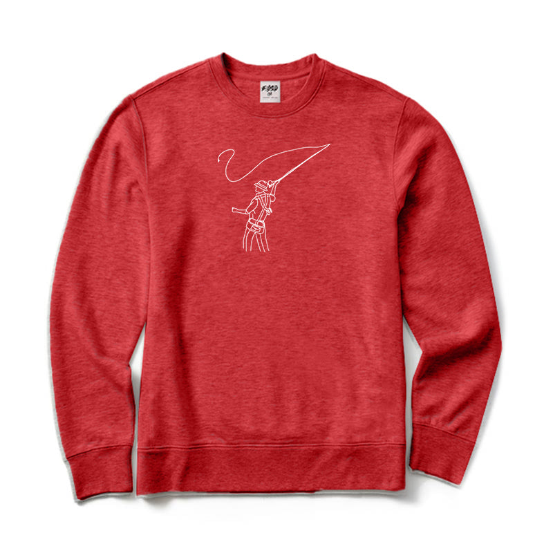 Vintage Fly Fishing Crewneck Sweatshirt