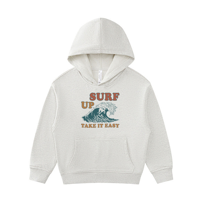 Surf Up Take It Easy Kid's Hoodie