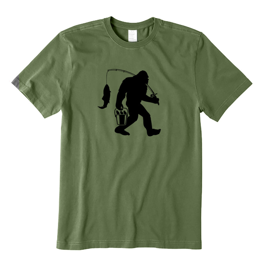 Bigfoot Fishing T-Shirt