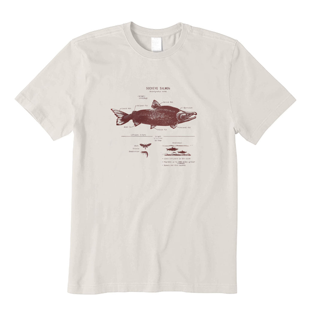 Sockeye Salmon Anatomy T-Shirt