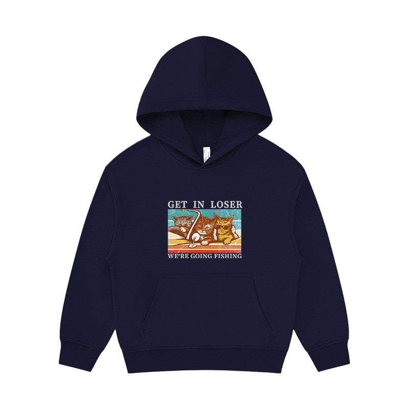 We're Going Fishing Kid's Hoodie