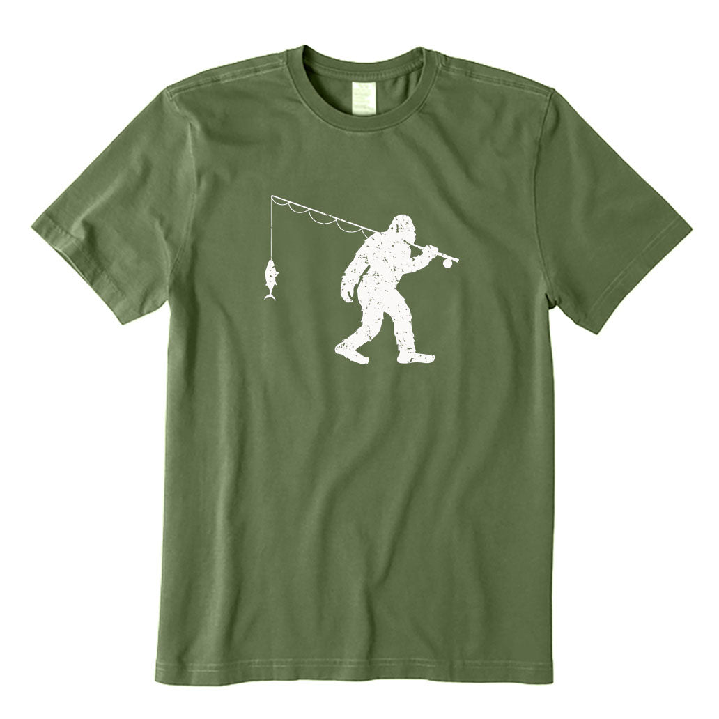 Bigfoot Fishing T-Shirt