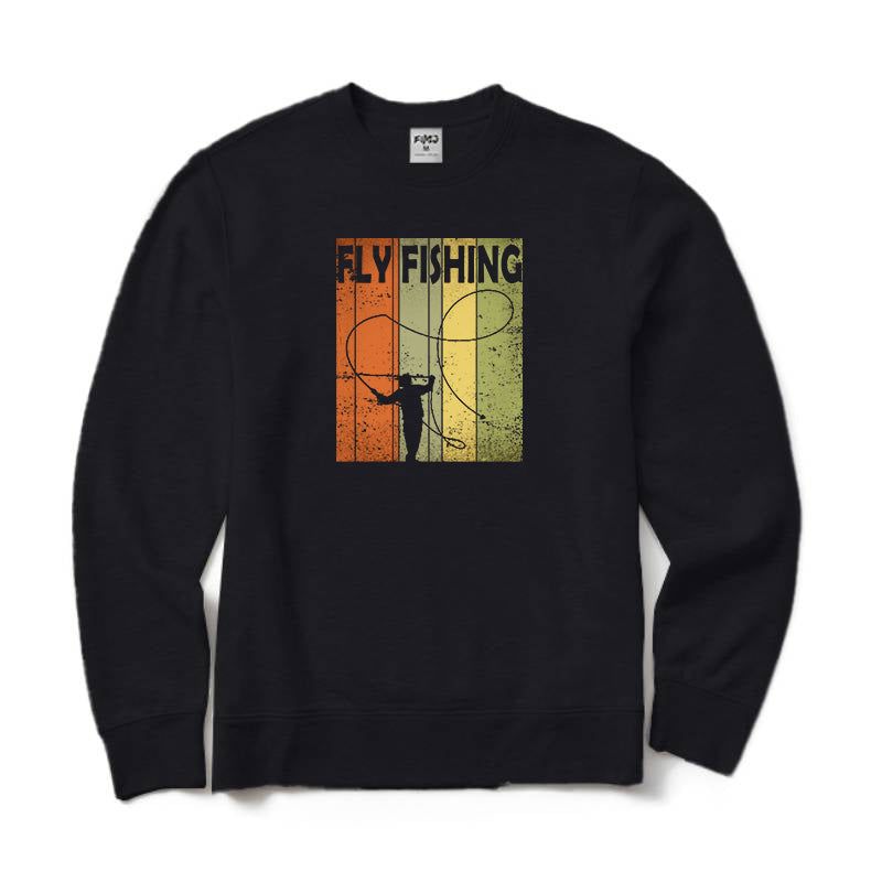 Vintage Fly Fishing Crewneck Sweatshirt