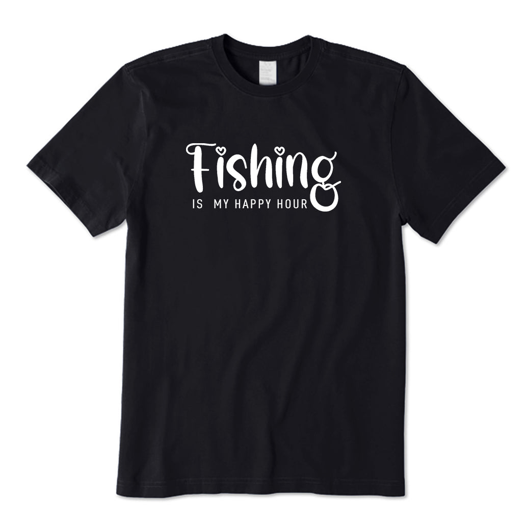 Fishing Is My Happy Hour T-Shirt