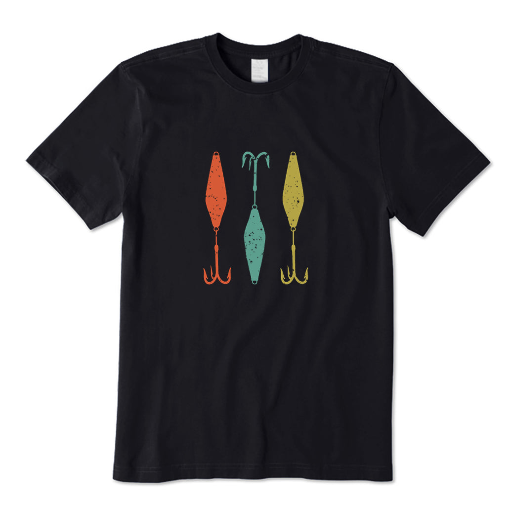 Retro Angler Fishing Hook T-Shirt