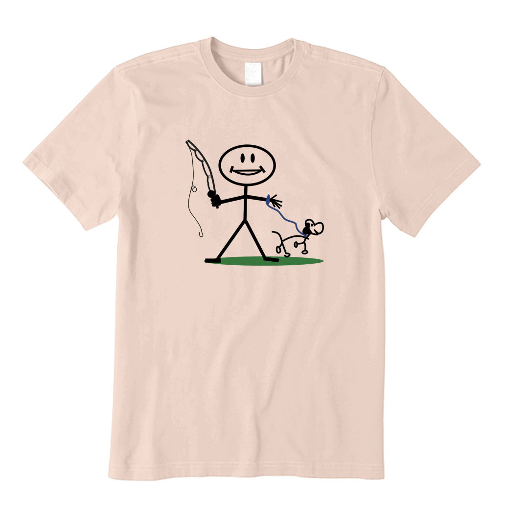 Go Fishing With My Dog T-Shirt