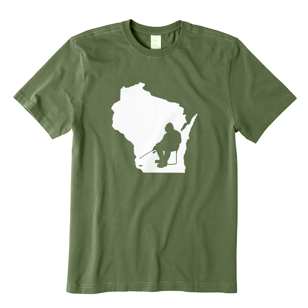 Wisconsin Ice Fishing T-Shirt