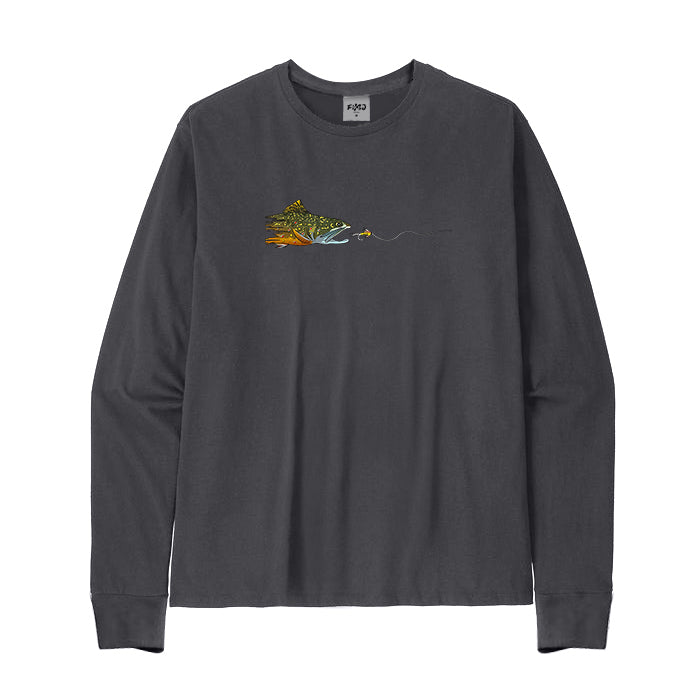 Fly Fishing Brook Trout Long Sleeve T-Shirt