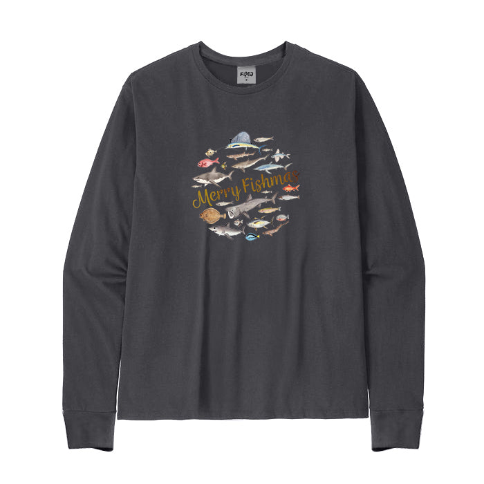 Merry Fishmas Long Sleeve T-Shirt