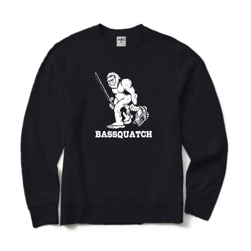 Bigfoot Fishing Crewneck Sweatshirt