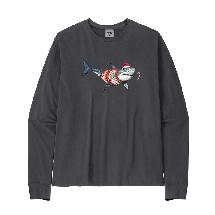 Sharks Christmas Long Sleeve T-Shirt