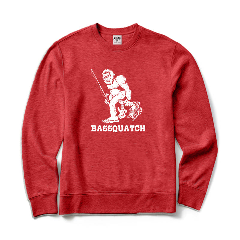 Bigfoot Fishing Crewneck Sweatshirt