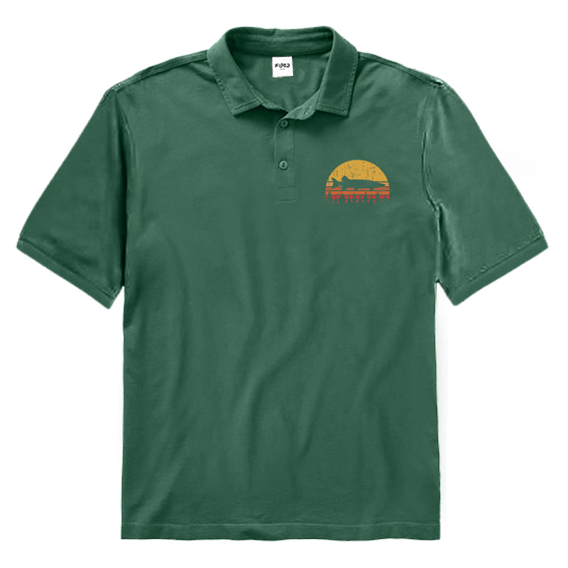 Muskie Fishing Polo Shirt