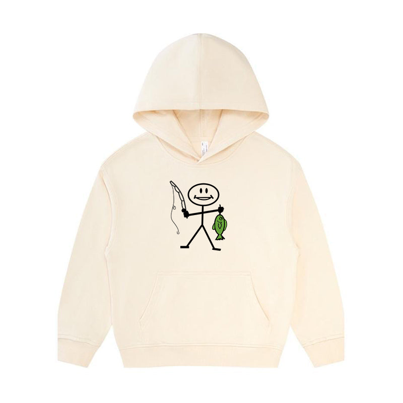 Happy Fishing Kid's Hoodie