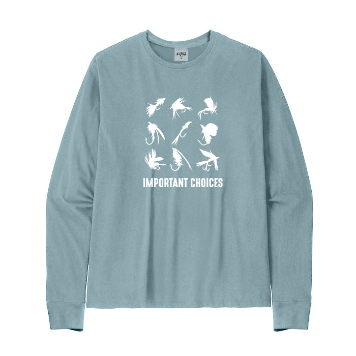 Important Choices Fishing Lures Long Sleeve T-Shirt