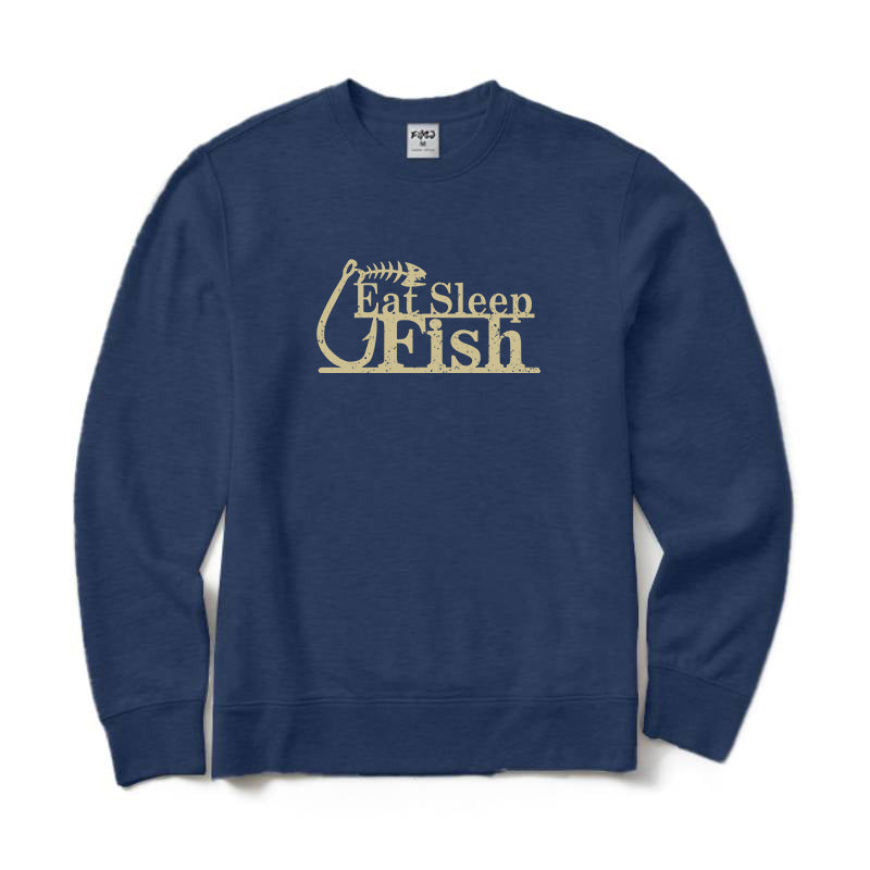 Eat Sleep Fish Crewneck Sweatshirt