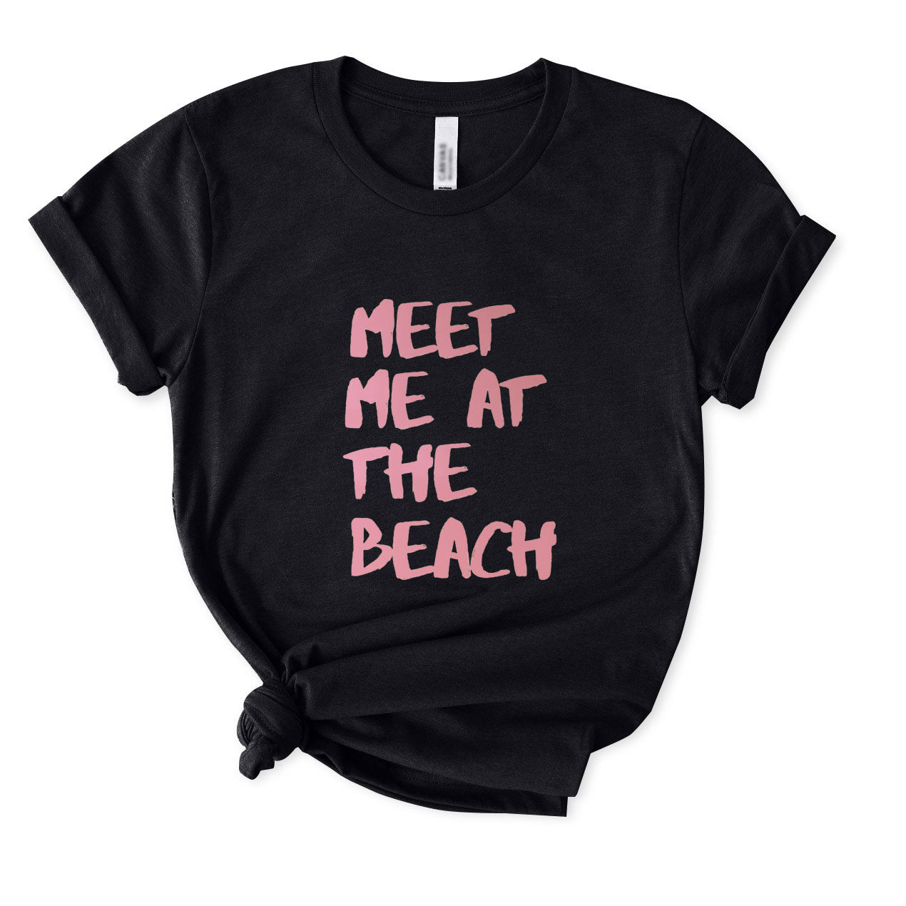 Meet Me At The Beach T-Shirt FOR WOMEN