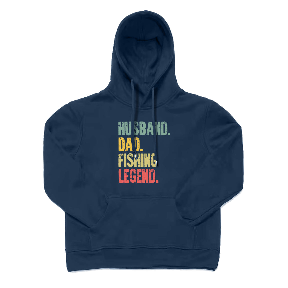 Husband Dad Fishing Legend Hoodie