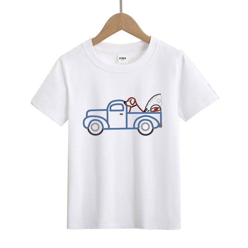 Gone Fishing Kid's T-Shirts