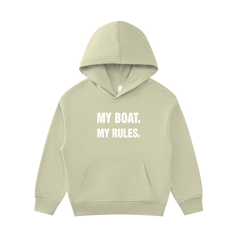 My Boat My Rules Kid's Hoodie